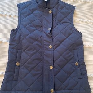 NWT Riding Sport Navy Quilted Vest - Size Small